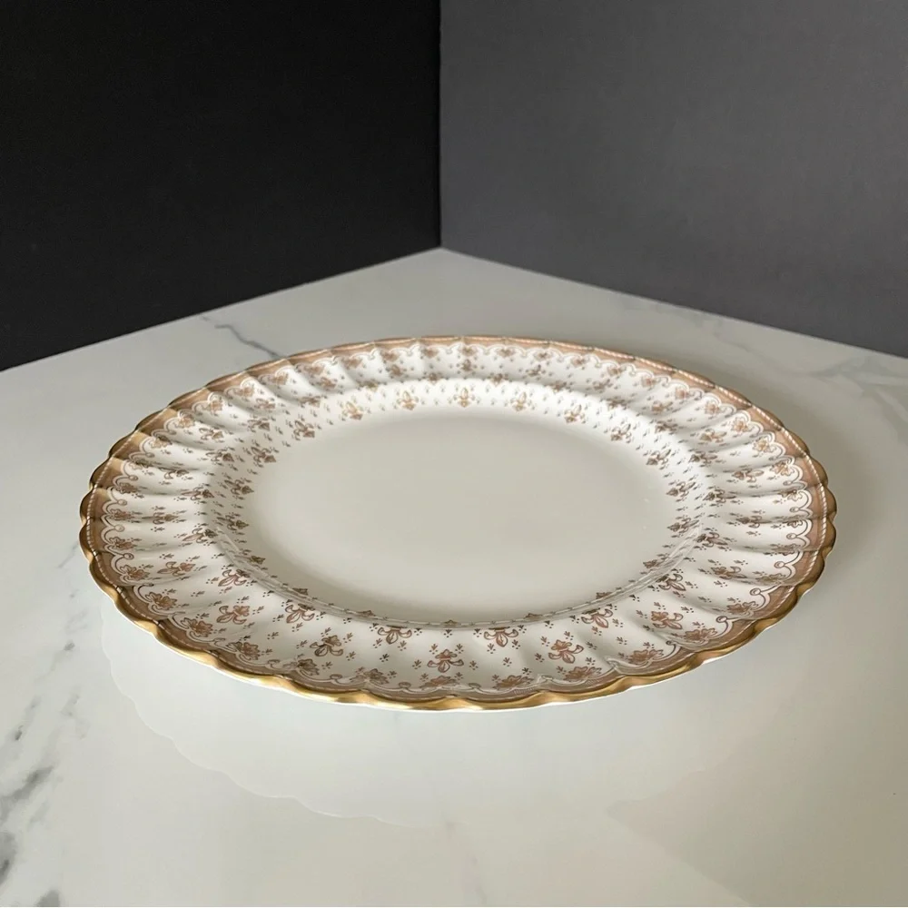 Fleur De Lys Gold Dinner Plate by Spode
